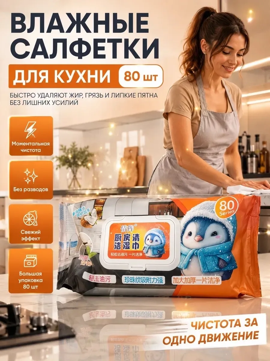 Игрушка Влажные салфетки для кухни очищающие — фото 11