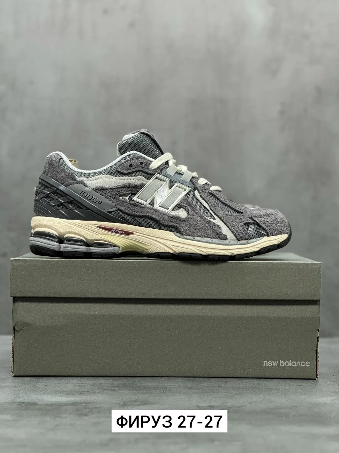 Мужские кроссовки из натуральной замши — фото 7