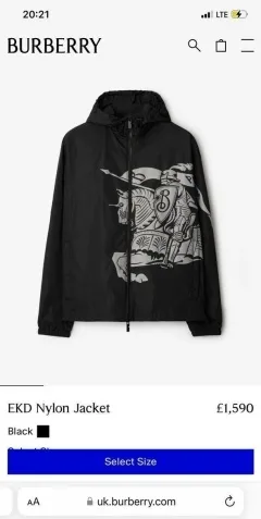 Burberry ветровка — фото 14