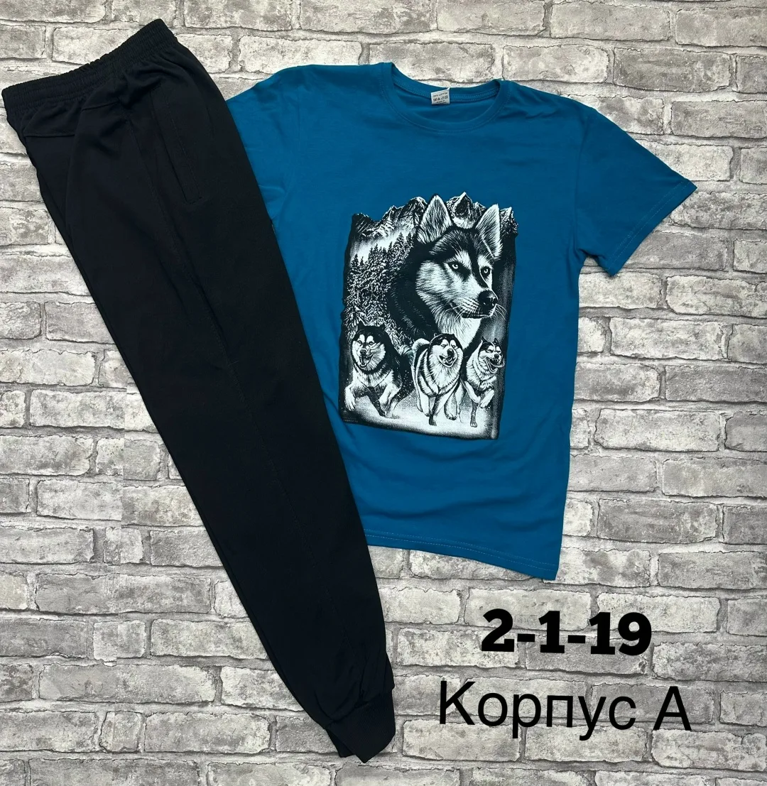 Костюм футболкой из хлопка — фото 6