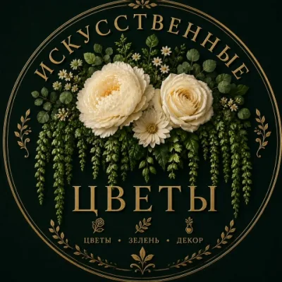 Искусственные цветы для кладбища и декора